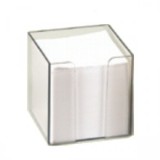 Idena Zettelbox ca. 800 Blatt ca. 10x10x10cm lose weiss