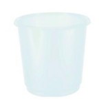 Idena Papierkorb transparent matt 18 Liter