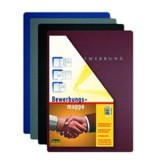 Idena Bewerbungsmappe 3 tlg. bordeaux