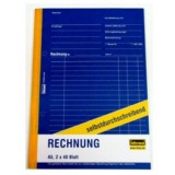 Idena Rechnungsbuch A5 2x 40 Blatt mit Blaupapier