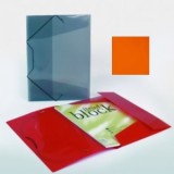 Idena Gummizugmappe A4 orange
