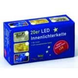 LED-Lichterkette 20er Warm-wei�